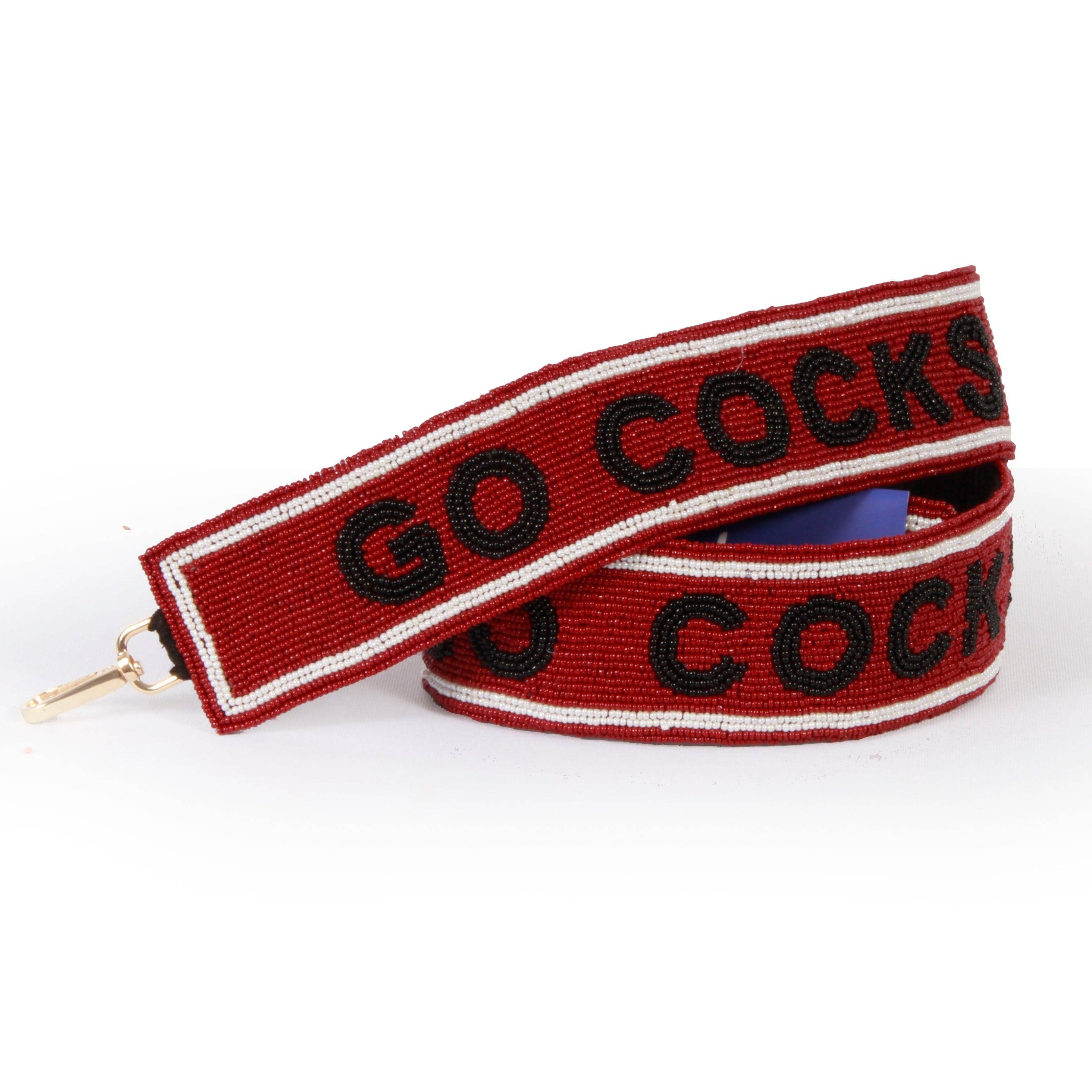 Desden - Wholesale Bag Strap - Women's - South Carolina Gamecocks "Go Cocks" Beaded Purse Strap by Desden0