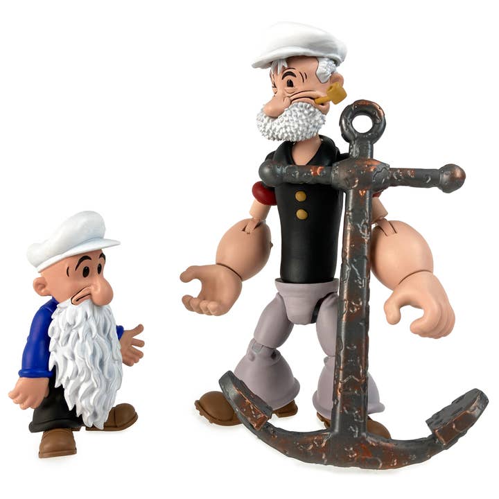Popeye Classics Action Figure: Poopdeck Pappy for wholesale by Boss Fight Studio Llc