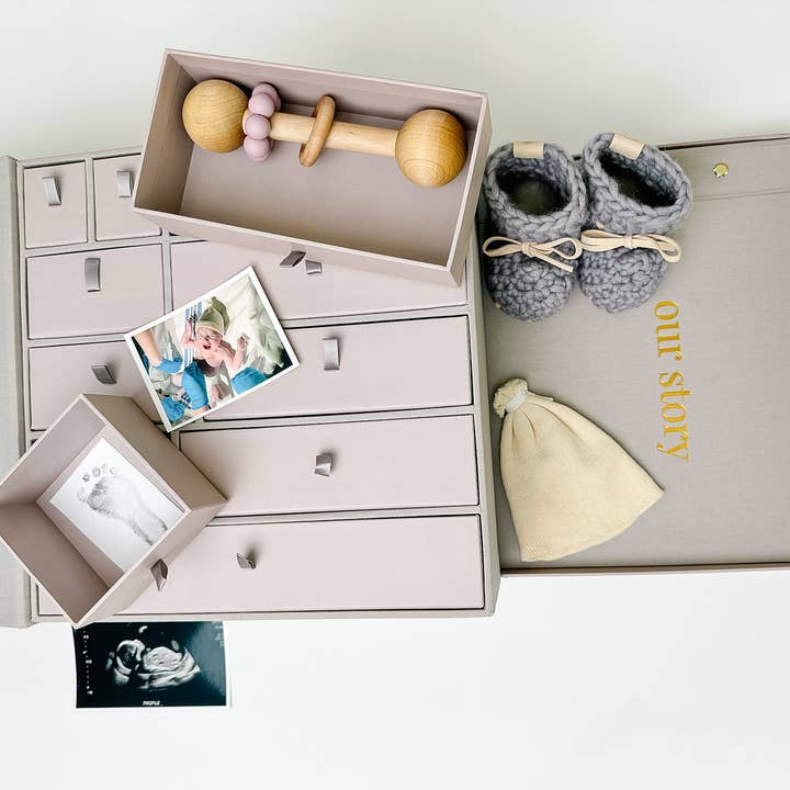 Baby Book & Memory Box for wholesale by Lettie & Co