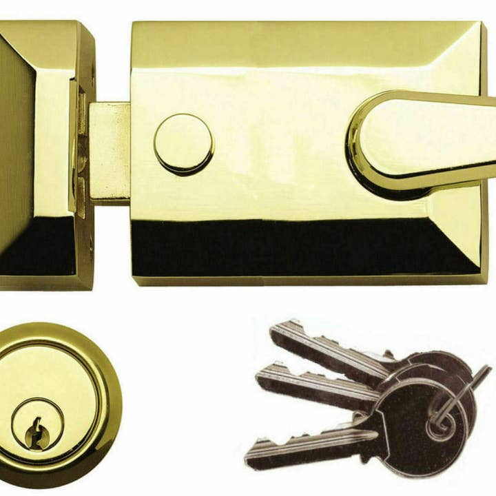 Architectural Front Door Standard Night Latch Brass for wholesale by IronmongeryWorld