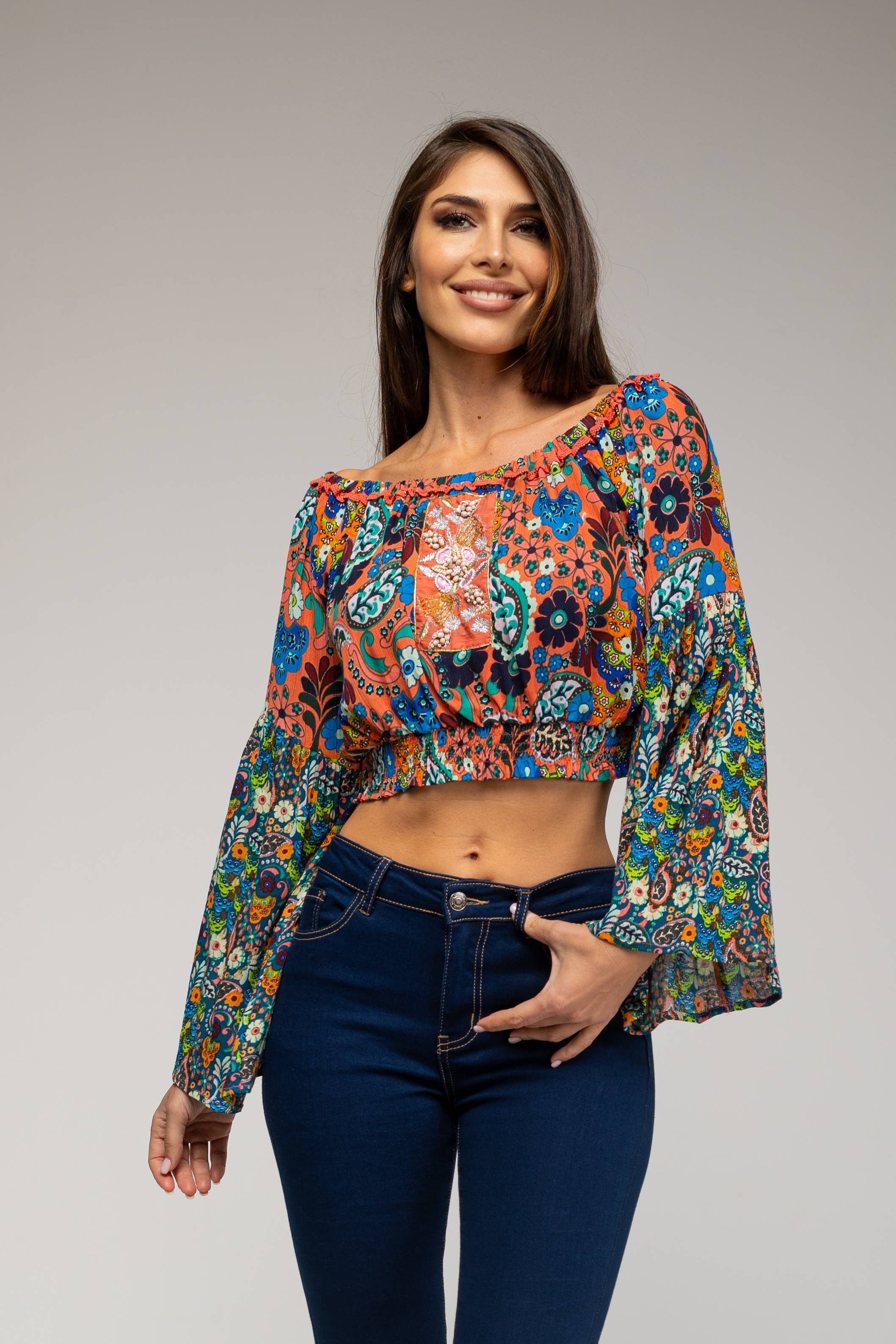 Peace & Love (CALAO IMPORT EXPORT S.L.) - Wholesale Blouse - Women's - Blouse PR1069B3