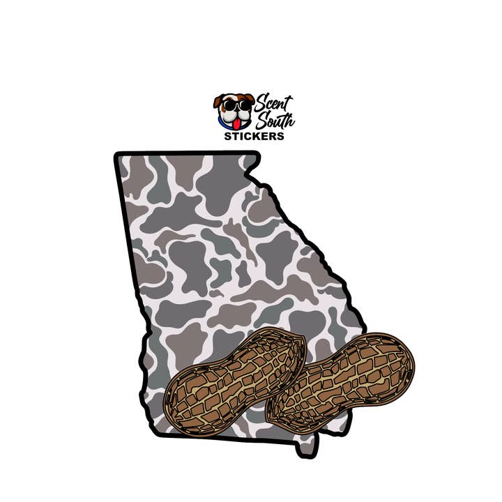 Scent South - Wholesale Sticker - Georgia peanut - sticker