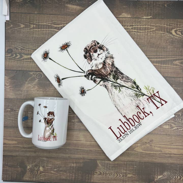 Blue Poppy Designs - Vente Tasse à café - Tasse à café 15 oz Prairie Dog - Personnalisez-la avec « votre ville »1