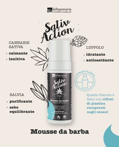 La Saponaria - Wholesale Shaving Cream - Men's - Shaving Mousse (150 ml)3