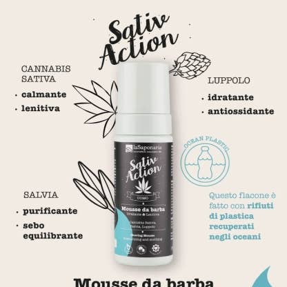 La Saponaria - Wholesale Shaving Cream - Men's - Shaving Mousse (150 ml)3