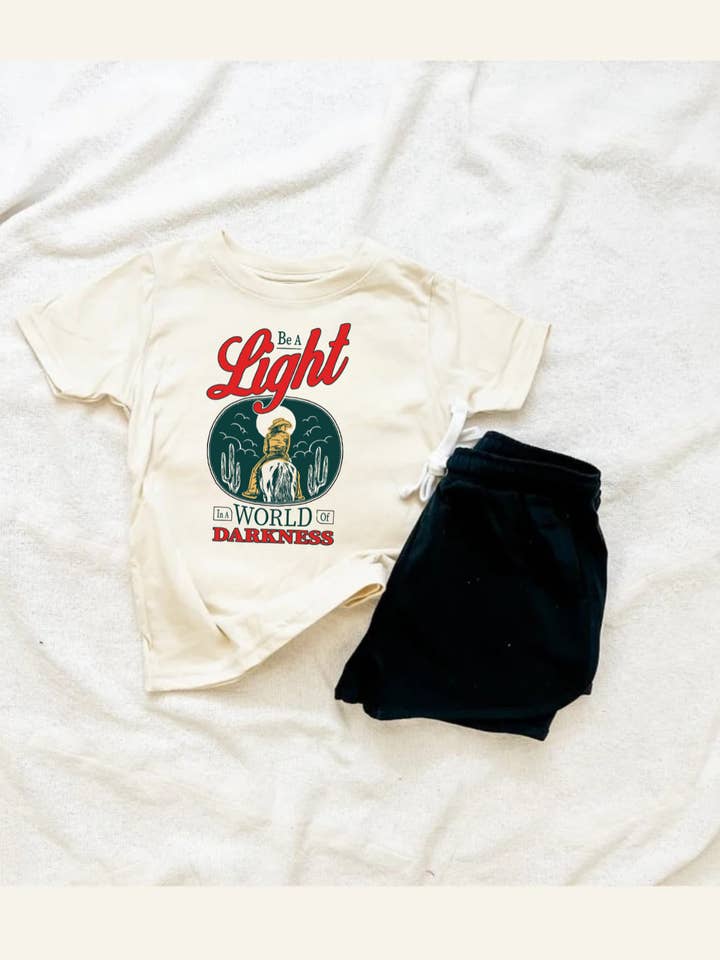 BE A LIGHT tee for wholesale by June+Grey