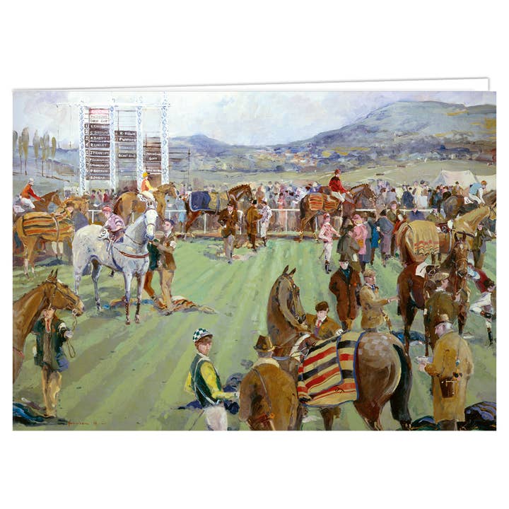 Paddock Walk by Michael Harrison - Blank Everyday Card for wholesale by Ganymed Press