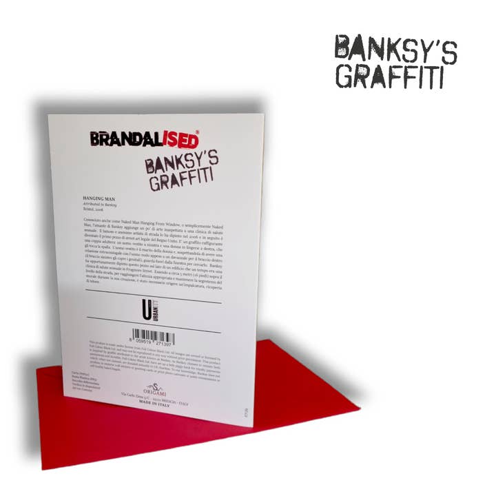 URBAN.ITY SRL – wholesale Vardagliga hälsningskort – Banksy hälsningskort – Well Hung Lover3