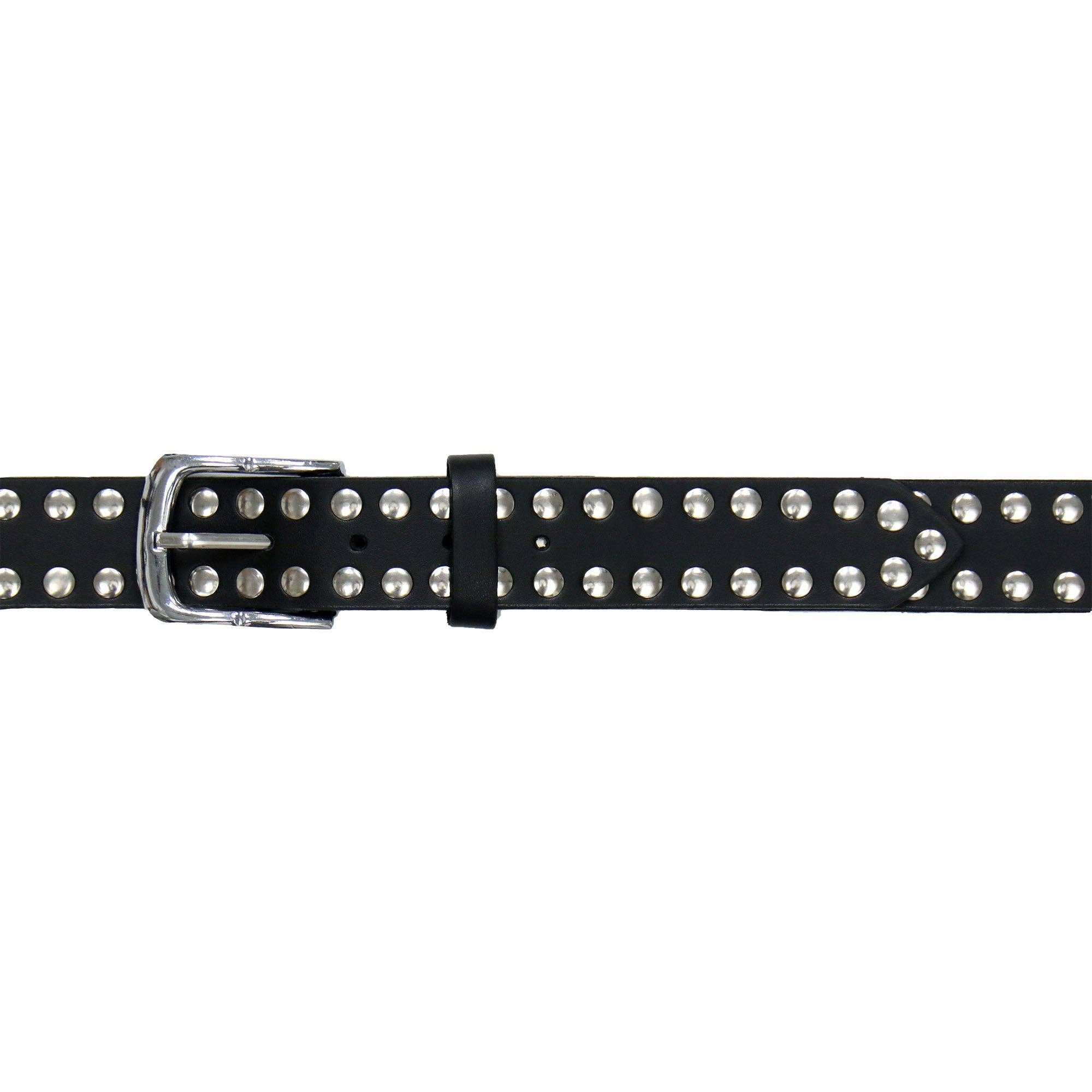 BLACK Hot Leathers Leather Belt with Studs BLA1013 for wholesale on Faire1
