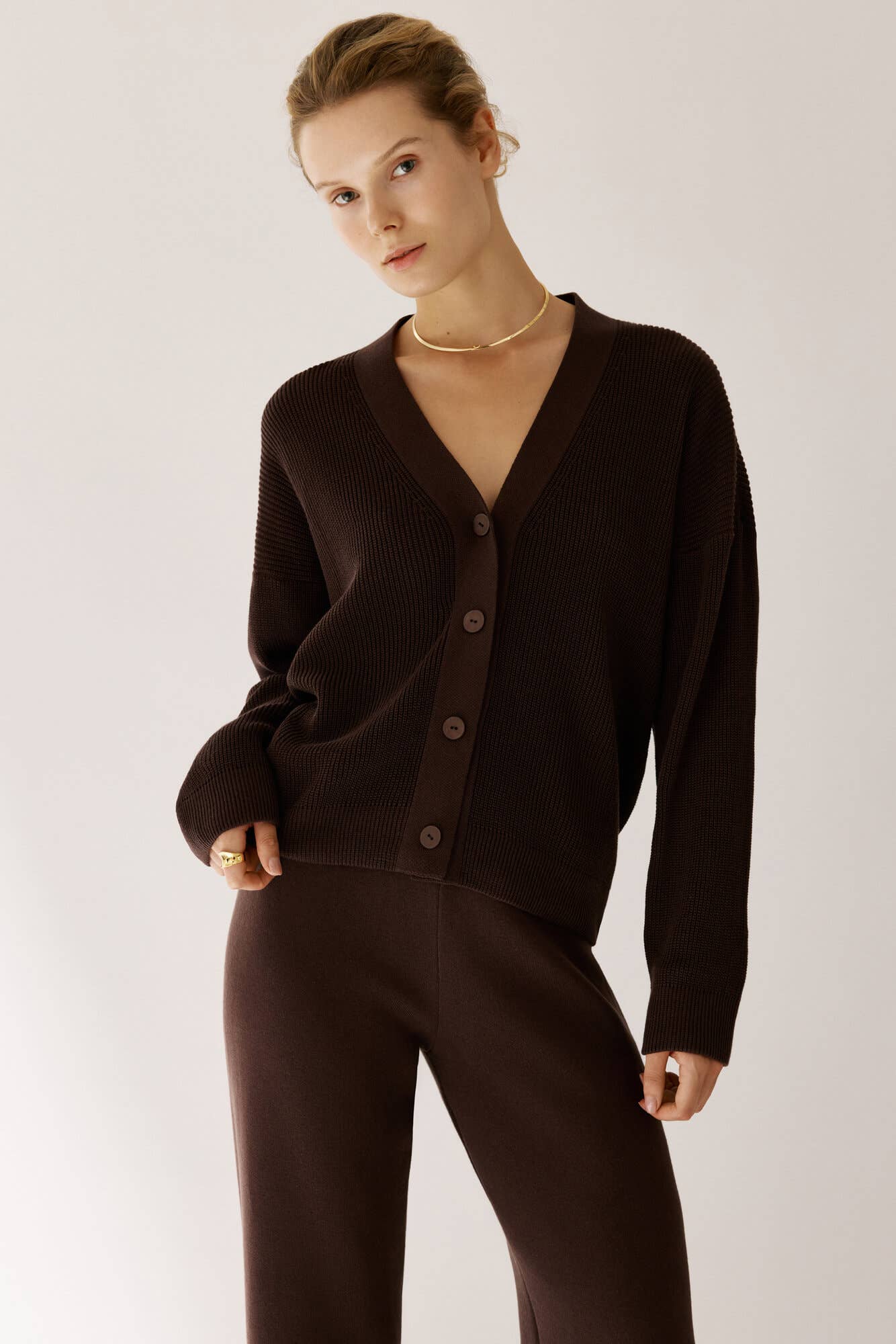 Nenya Fashion Limited – wholesale Kofta - Dam – Monki Ribbstickad Cardigan Lorin8