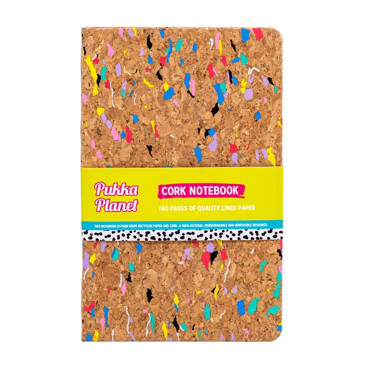 Pukka Planet Cork Softcover Journal - Vegan, real cork, eco for wholesale by Pukka Pads North America