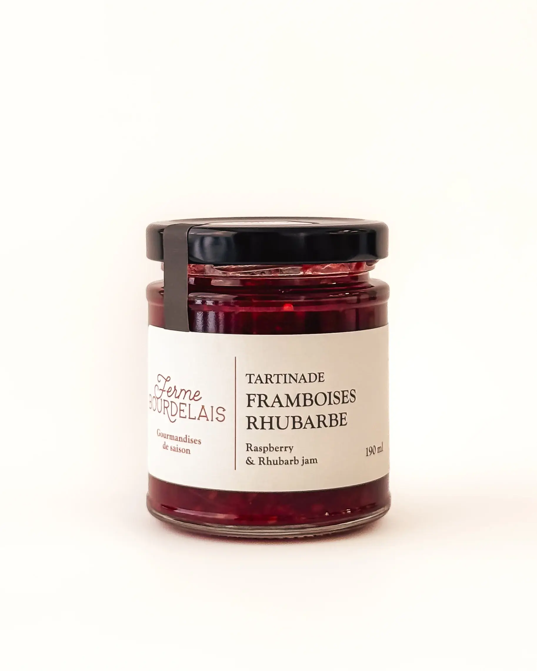 Weekly Provisions - Wholesale Jam/Jelly - Ferme Bourdelais - Raspberry and Rhubarb Jam0