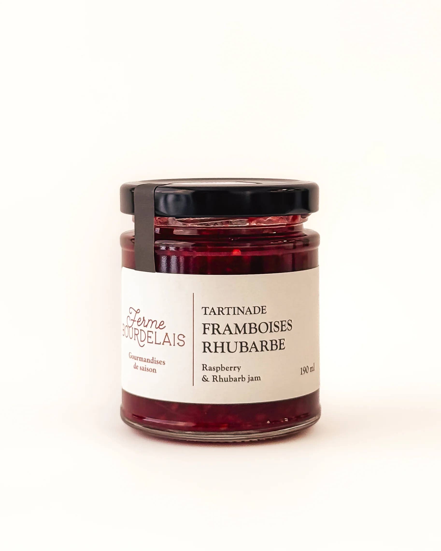 Weekly Provisions - Wholesale Jam/Jelly - Ferme Bourdelais - Raspberry and Rhubarb Jam