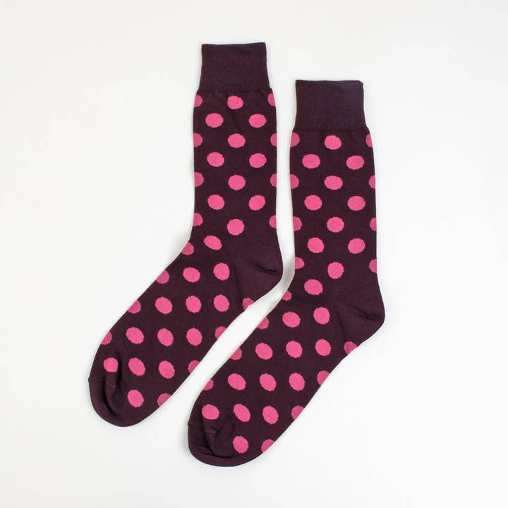 Pois rosa per la vendita all'ingrosso da parte di Velvet & White Clothing Corp.