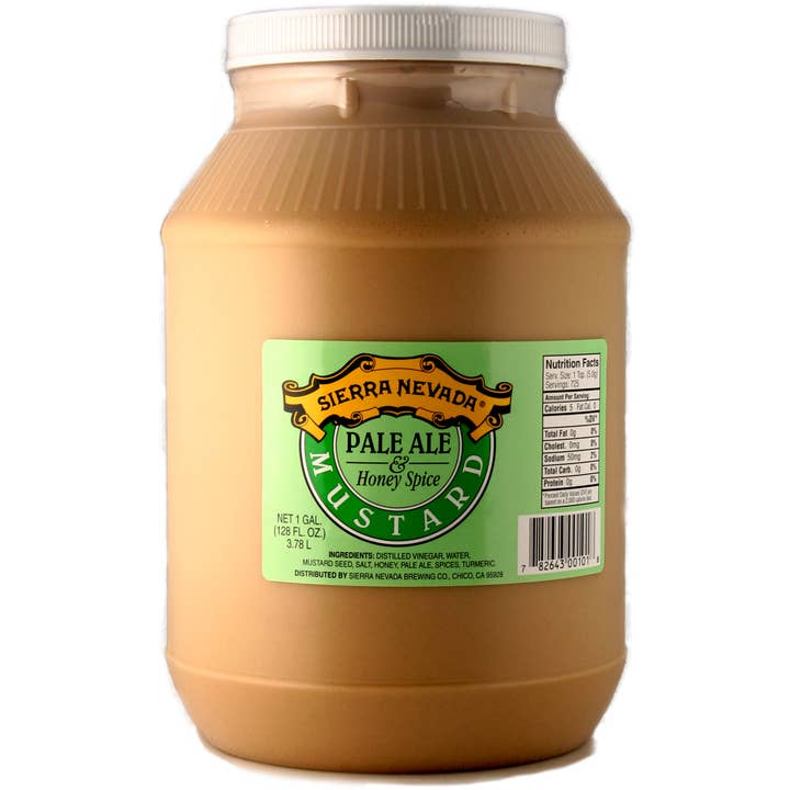 Golden West Specialty Foods - Wholesale Mustard - Sierra Nevada Pale Ale & Honey Spice Mustard - 128 oz