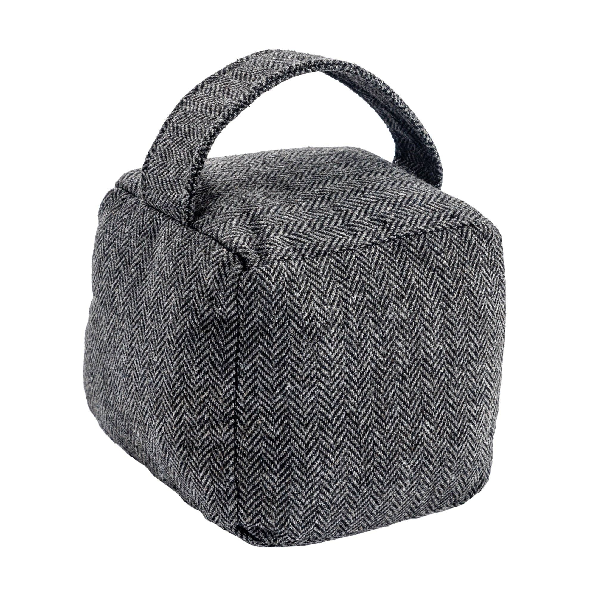 Rinkit Pty Ltd - Wholesale Door stop - Nicola Spring Fabric Door Stop - Grey Cube3