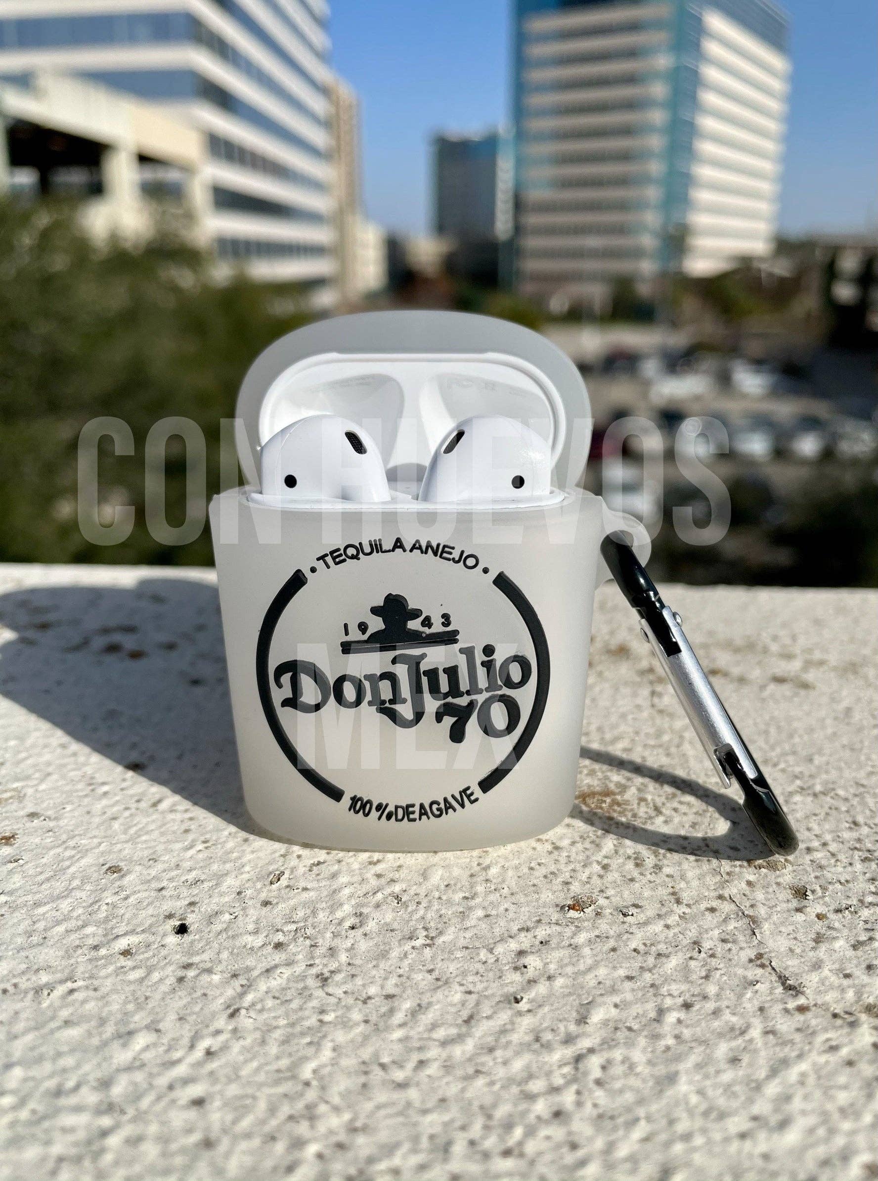 Con Huevos Mex - Wholesale Airpod/Earbud Case - Men's - Don Julio 70 tequila bottle AirPod case, AirPod Pro, AirPod0