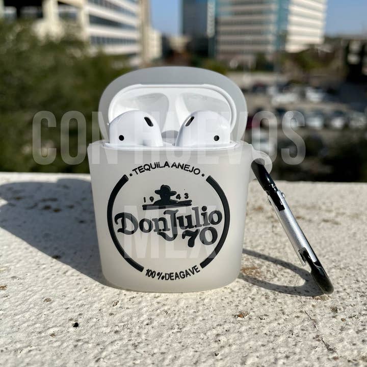 Con Huevos Mex - Wholesale Airpod/Earbud Case - Men's - Don Julio 70 tequila bottle AirPod case, AirPod Pro, AirPod