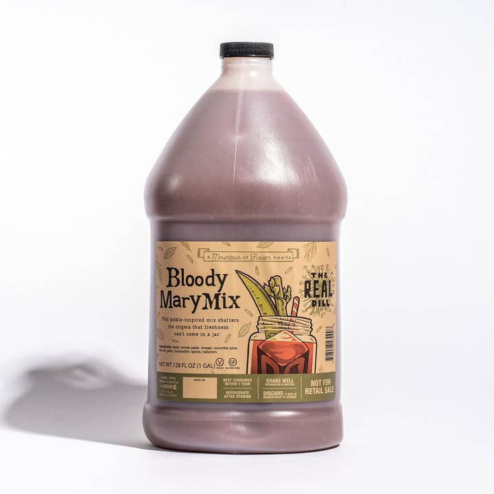 Original Bloody Mary Mix, 1-gallon (Not for Retail Sale) for wholesale by The Real Dill
