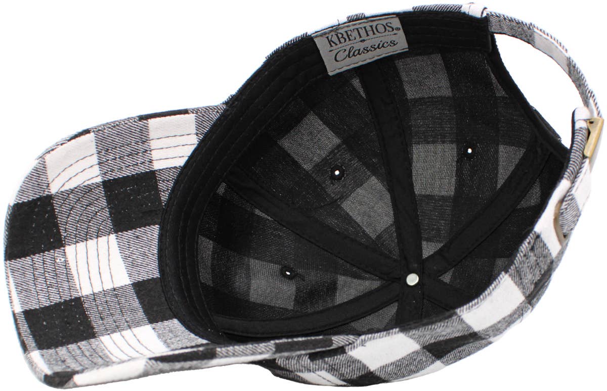 KBETHOS - Vente Casquette de baseball – unisexe - Casquette de baseball à carreaux KBETHOS41