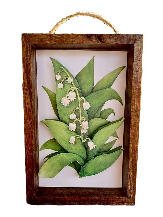 Diorama en papier superposé "Fleur de Fille Lily" pour la vente par Beauty Is Inside