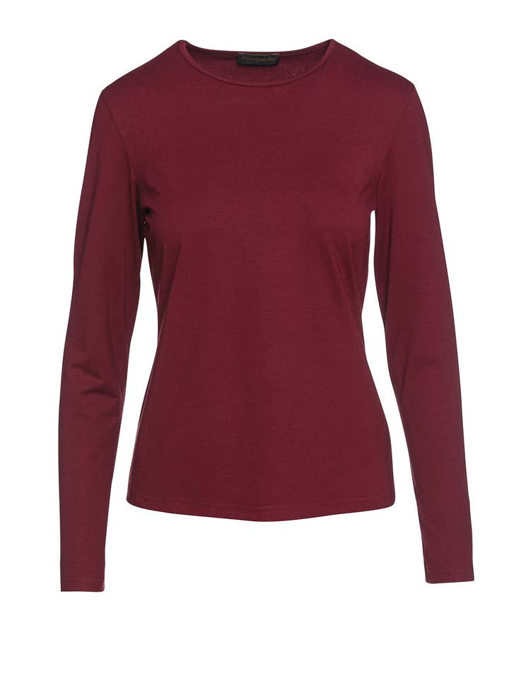 Top em Jersey Bordeaux por atacado de conquista