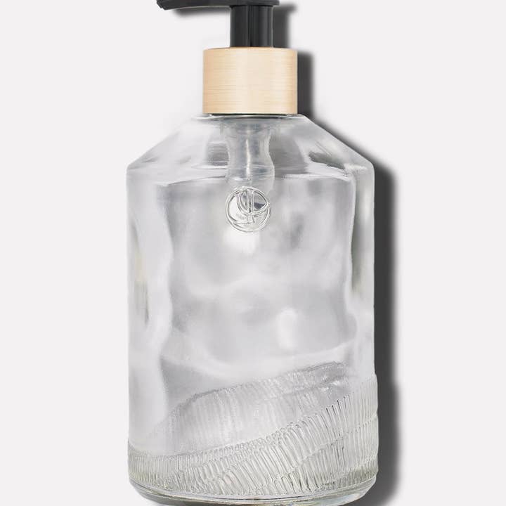 L'AVANT Collective - Wholesale Soap Dispenser - Empty Glass Bottle Clear, Black Pump