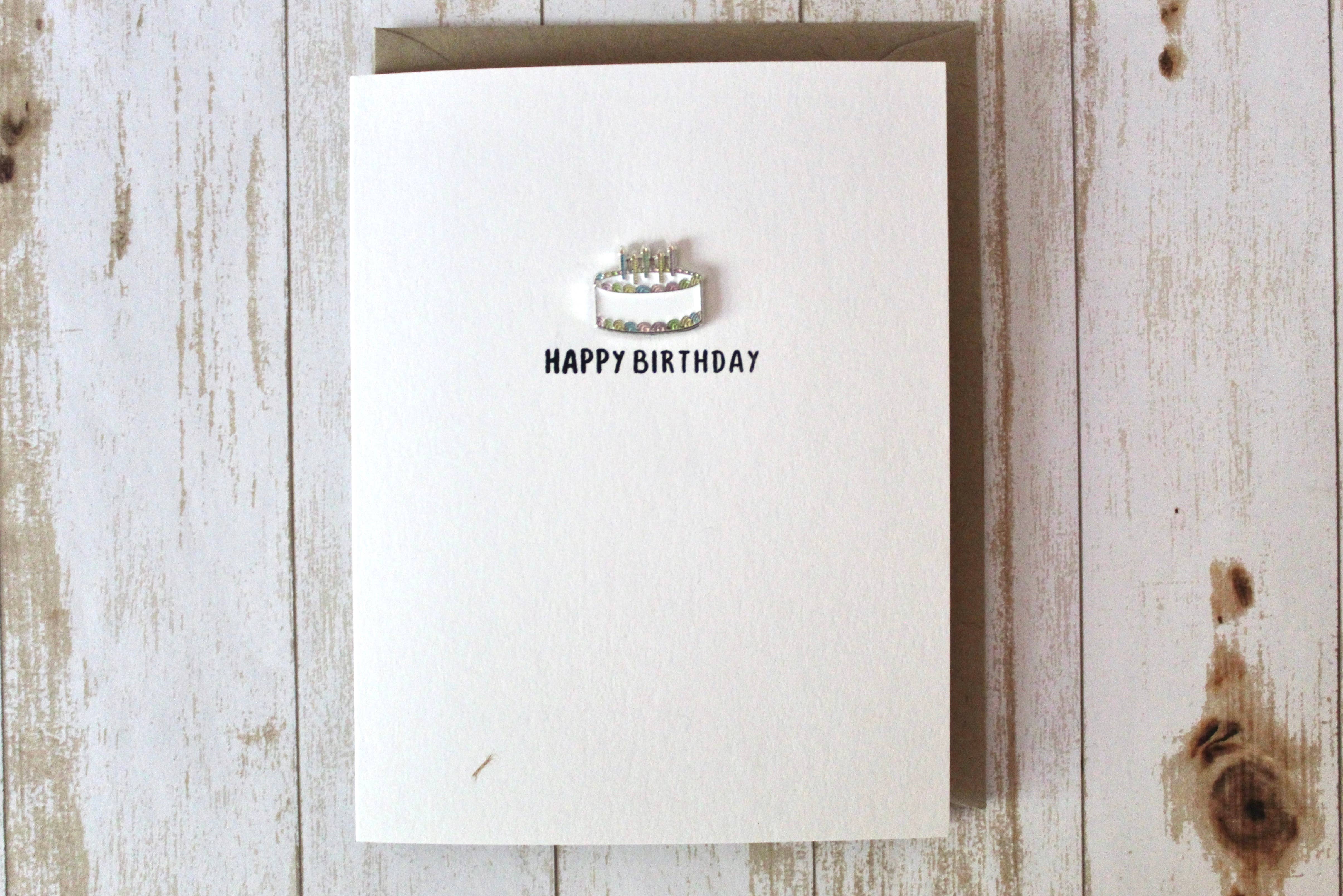 Bolt in a Bottle - Wholesale Birthday Card - Birthday Cake Pin & Greeting Card2