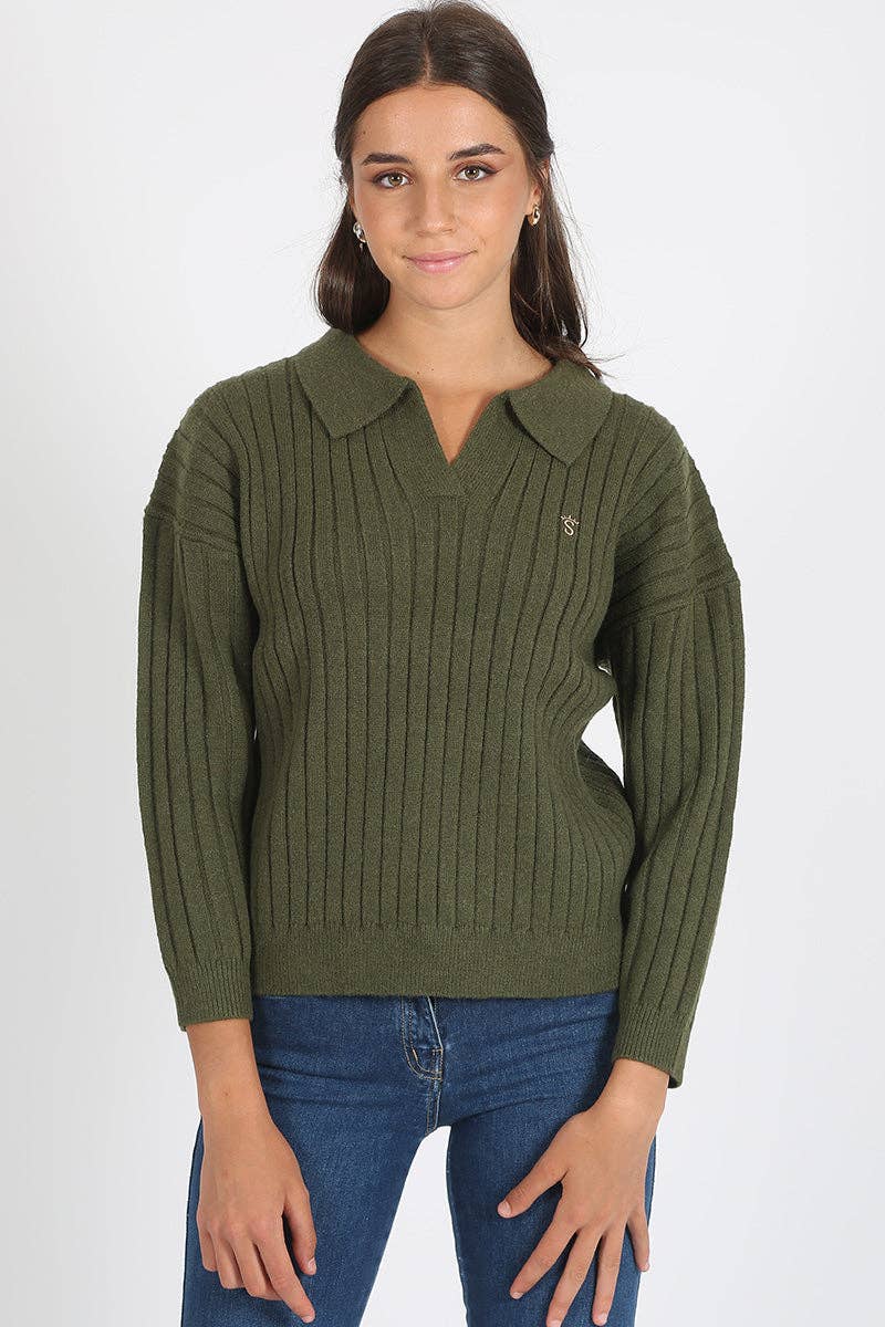 KHAKI Kaki sweater for wholesale on Faire0