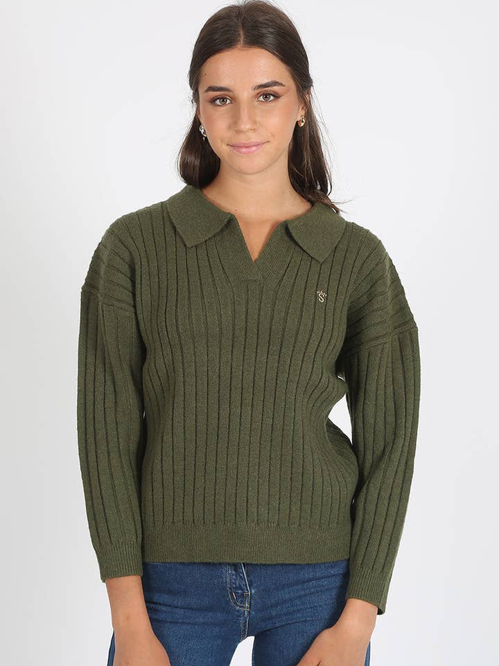 KHAKI Kaki sweater for wholesale on Faire0