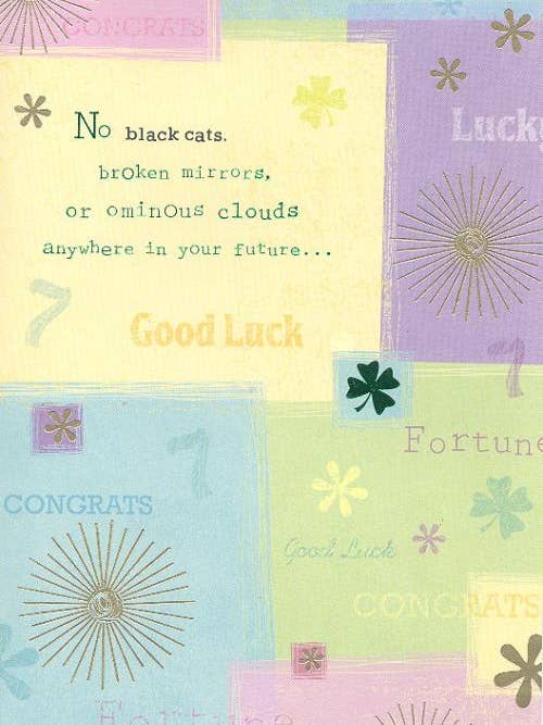 Congratulations Good Luck | GRTC | SM | 00493G for wholesale by DICKENS INC.