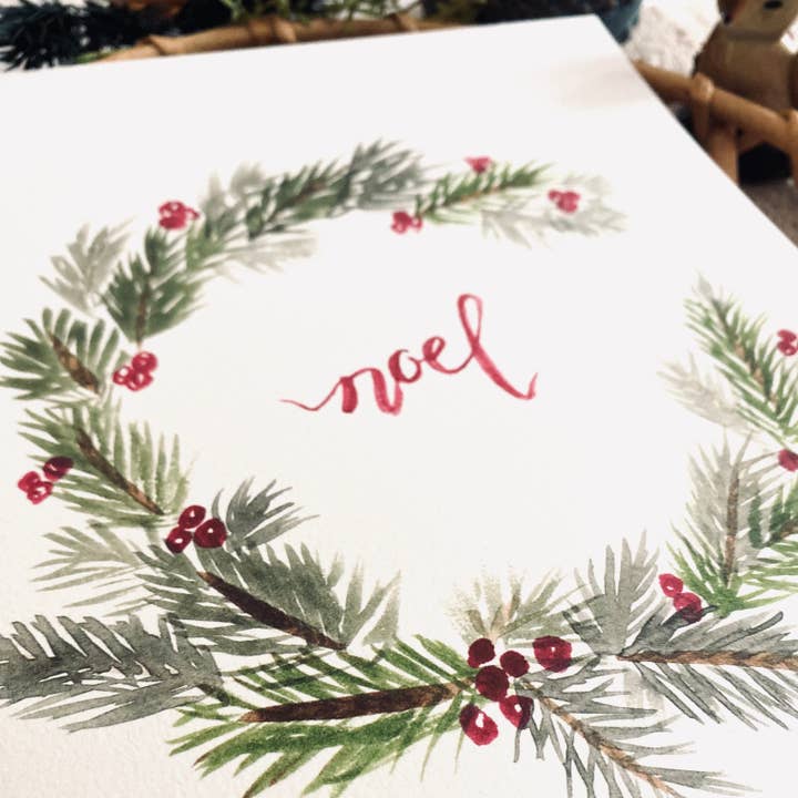 Noel Print for wholesale by Roseberry & Co.