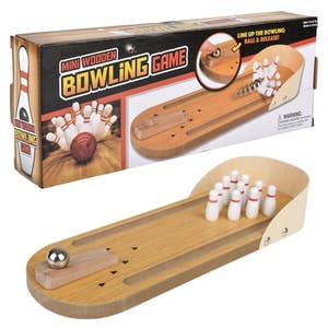 Safari Animals Wooden Bowling