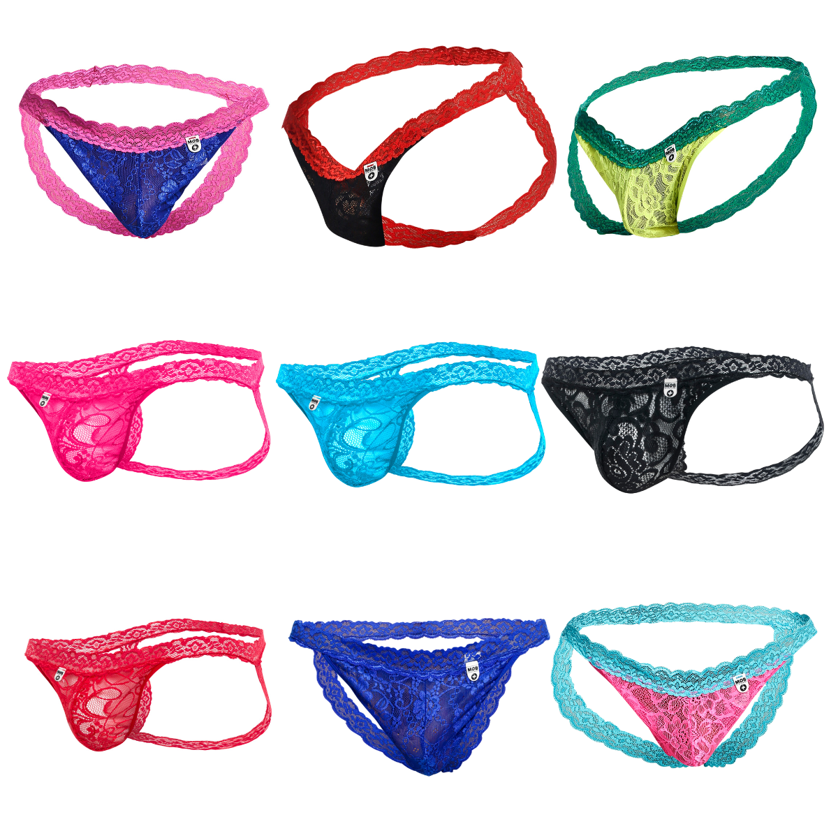 Malebasics Underwear - Wholesale Underwear - Men's - Mob Men's Lace Jockstrap8