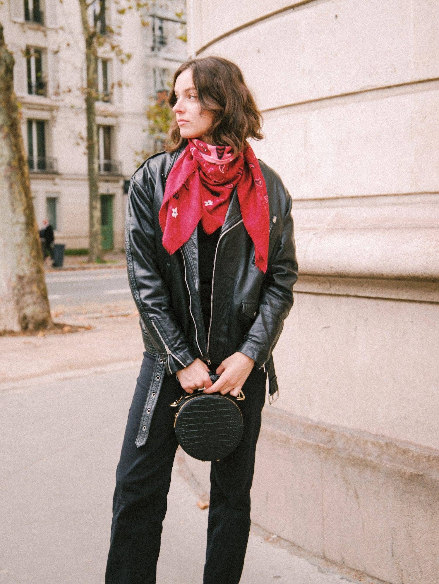 Indira Red Cashmere Scarf for wholesale on Faire11