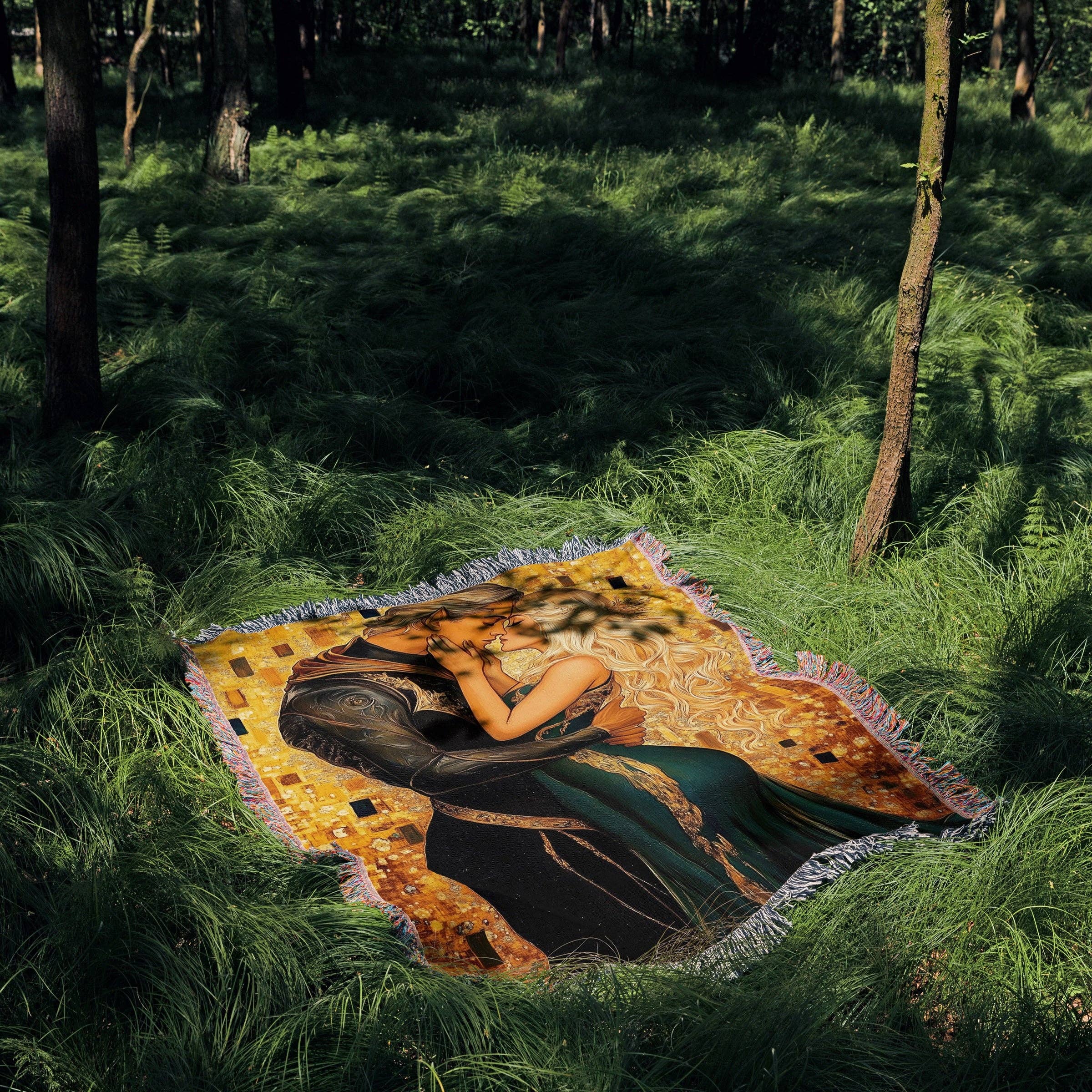 MagicMerchEmporium - Wholesale Throw Blanket - Aelin & Rowan Woven Throw Blanket5