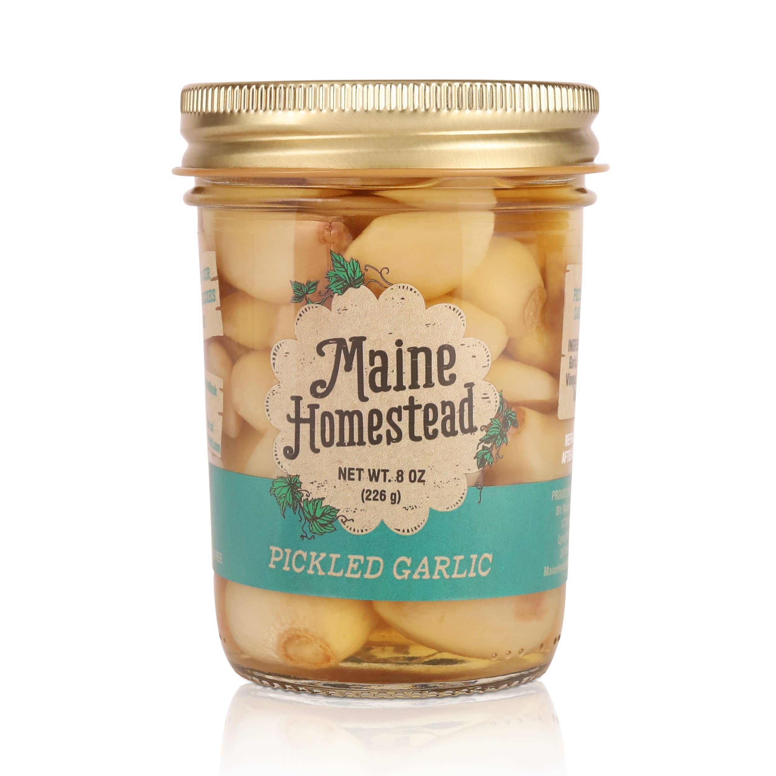 Maine Homestead Inc - Wholesale Pickled Vegetables - Pickled Garlic