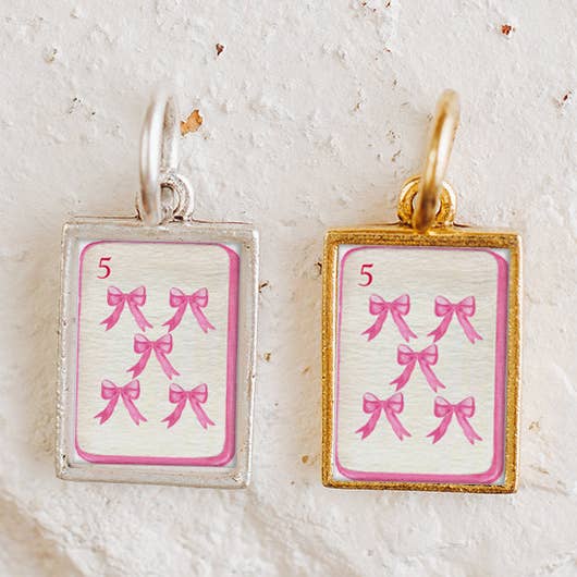 Dot Bow Mahjong Charm for wholesale by Bel Kai