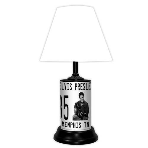 Good Tymes Enterprises Inc - Wholesale Accent/Desk Lamp - Elvis Lamp - Black & White