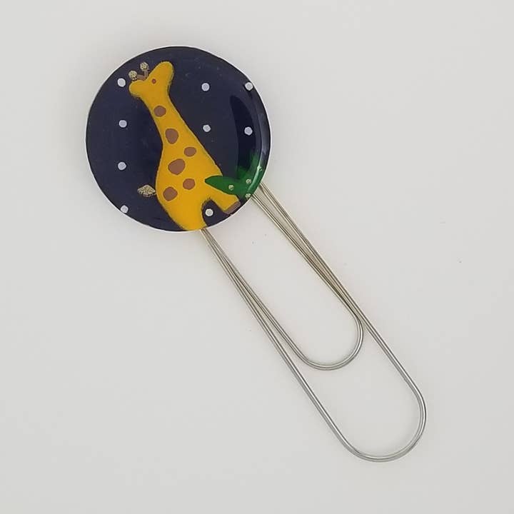 Chiyogami Giraffe Bookmark for wholesale by Sweet Space Studio