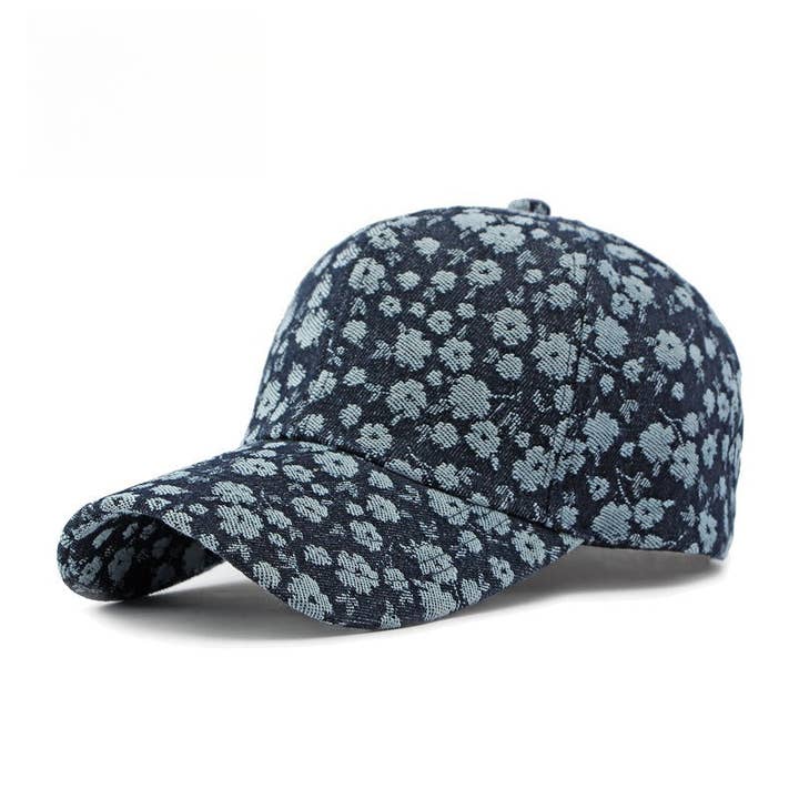 alberalkirk - Wholesale Baseball Cap - Women's - Floral Jacquard Structured Baseball Cap M5A2702