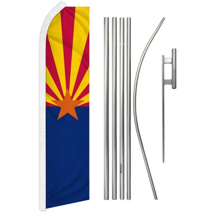 Arizona Super Vlag & Mast Kit voor wholesale door Flags Importer