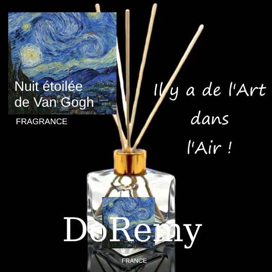 Difusor Mikado Van Gogh Starry Night - Perfume das Artes por atacado de doremy