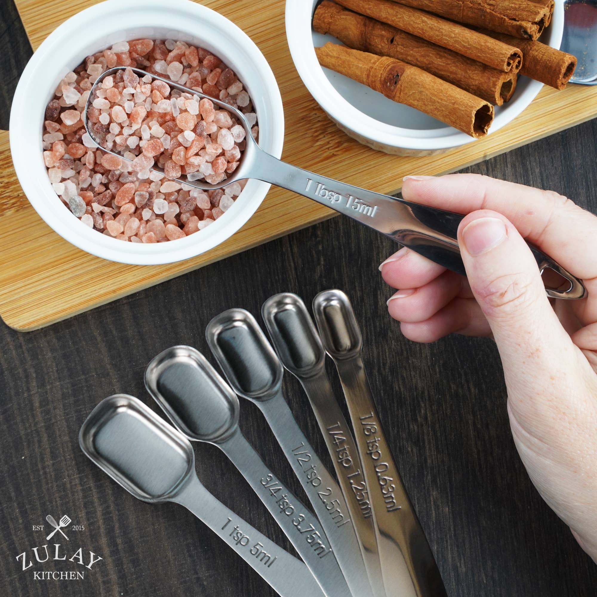 Zulay Kitchen – Engroshandel Måleske – Kraftige måleskeer i rustfrit stål5