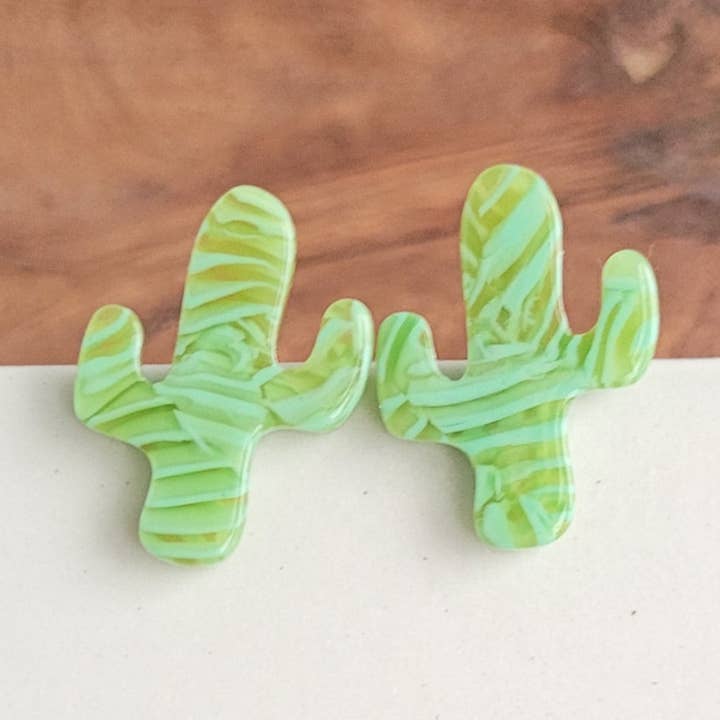 Pendientes de Cactus // Joyería, Pendientes para venta al por mayor de Spiffy & Splendid