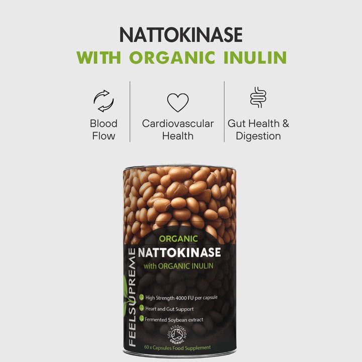 Feel Supreme - Wholesale Oral Supplement/Vitamin - Organic Nattokinase with Inulin
