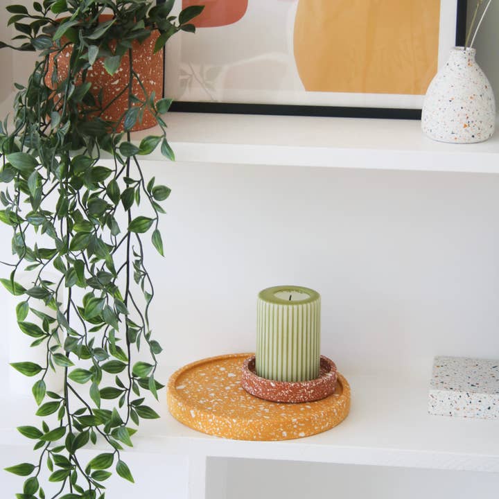 Bandeja média - MOSTARDA por atacado de Terrazzo Parazo