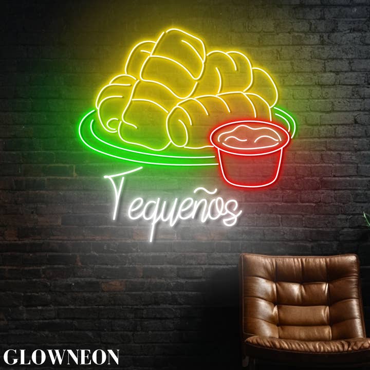 Glow Neon - Wholesale Neon Sign - Tequenos Neon Sign, Tequenos Salsa Venezuela Led Wall Decor2