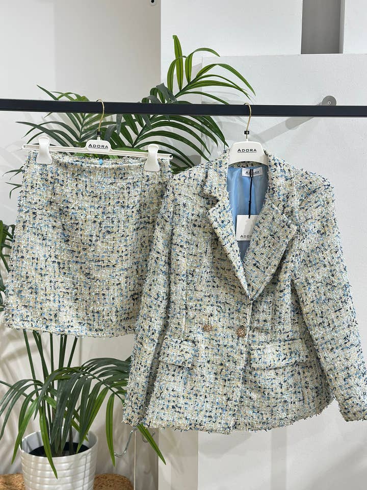 Chaqueta de tweed para venta al por mayor de ADORA