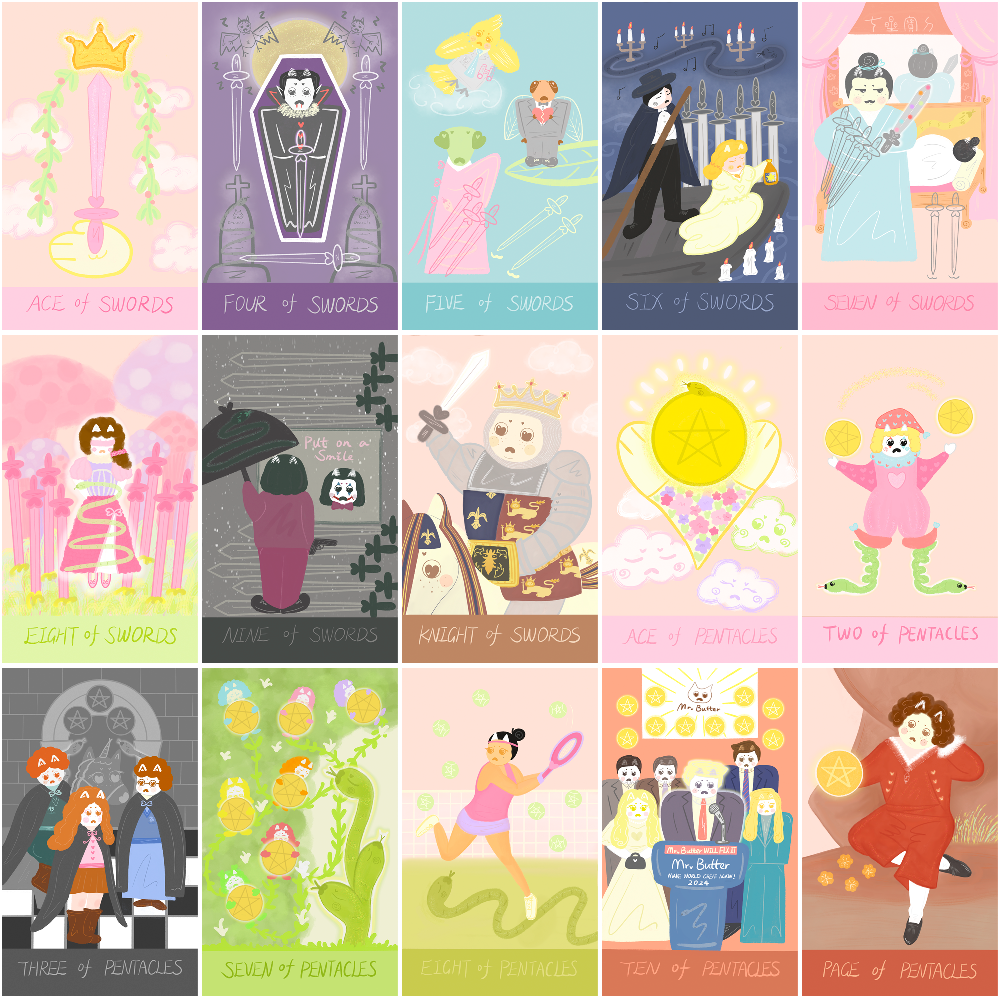 Vermilion Collection - Wholesale Tarot Cards - Mr. Butter Tarot12